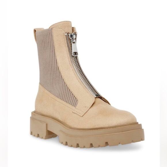 NWOT Women's Steven by Steve Madden Aliyah Front-Zip Boots – Sz 8.5 - Picture 1 of 7
